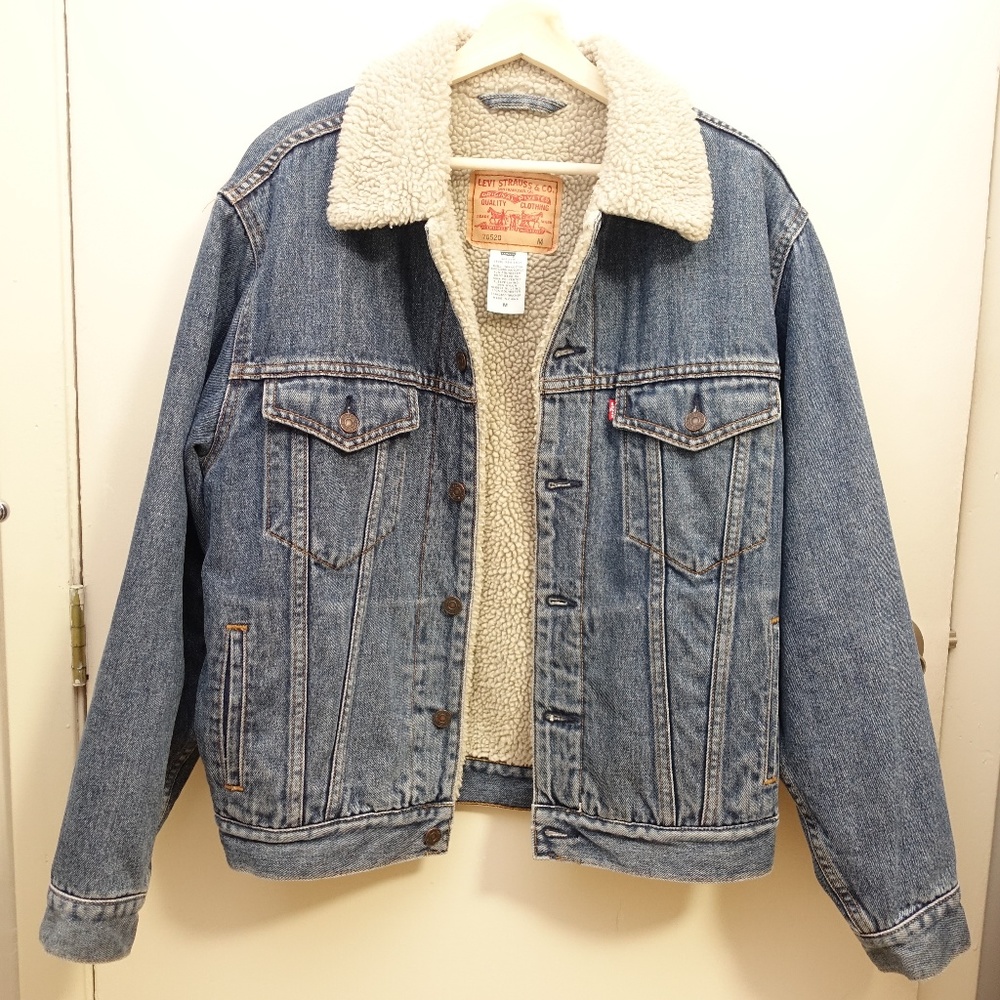 Levi's Sherpa Denim Jacket in Men Med Women Large
